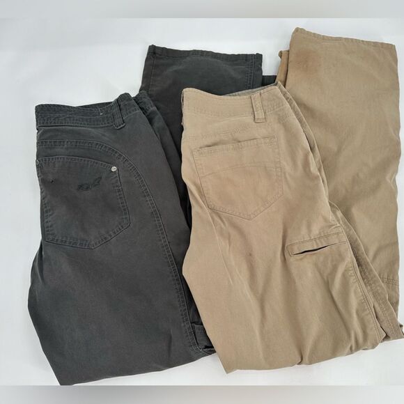Kuhl Women’s Hiking Outdoor Pants Bundle Of 2 Size 6 FLAWED - Picture 1 of 15